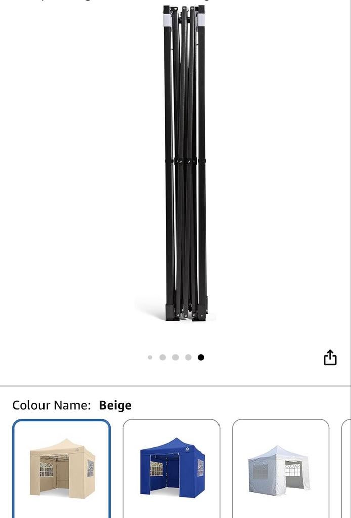 TE KOOP “ frame” partytent, Ophalen, Gebruikt, Opvouwbaar, Partytent