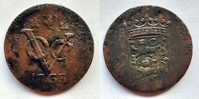 VOC Duit West Friesland 1733 variant 1, Verzenden, Vóór koninkrijk, Overige waardes