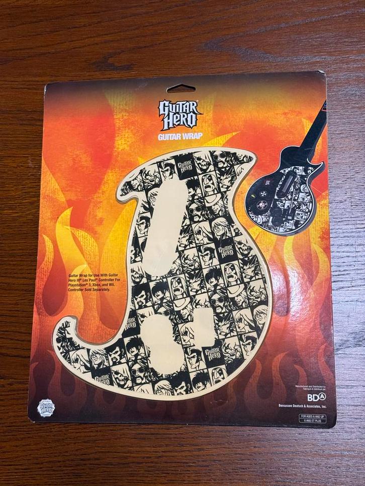 Guitar Hero 3 Les Paul Gitaar Wrap Faceplate Nieuw, Spelcomputers en Games, Games | Overige, Nieuw, Muziek, Ophalen of Verzenden