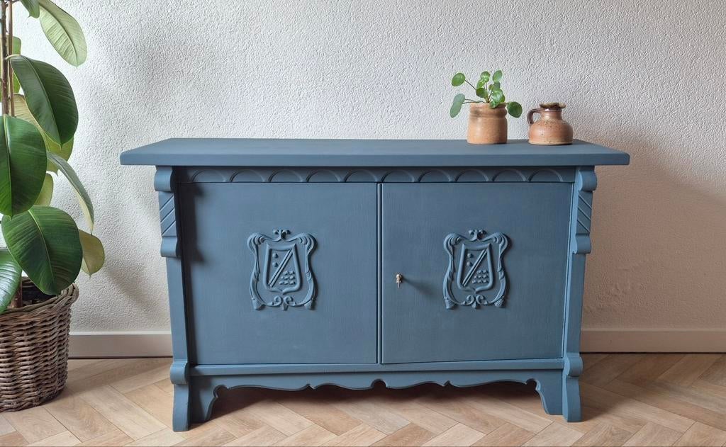 Vintage dressoir jaren '70, Huis en Inrichting, Kasten | Dressoirs, Ophalen, Gebruikt, Vintage, Jaren '70, 100 tot 150 cm