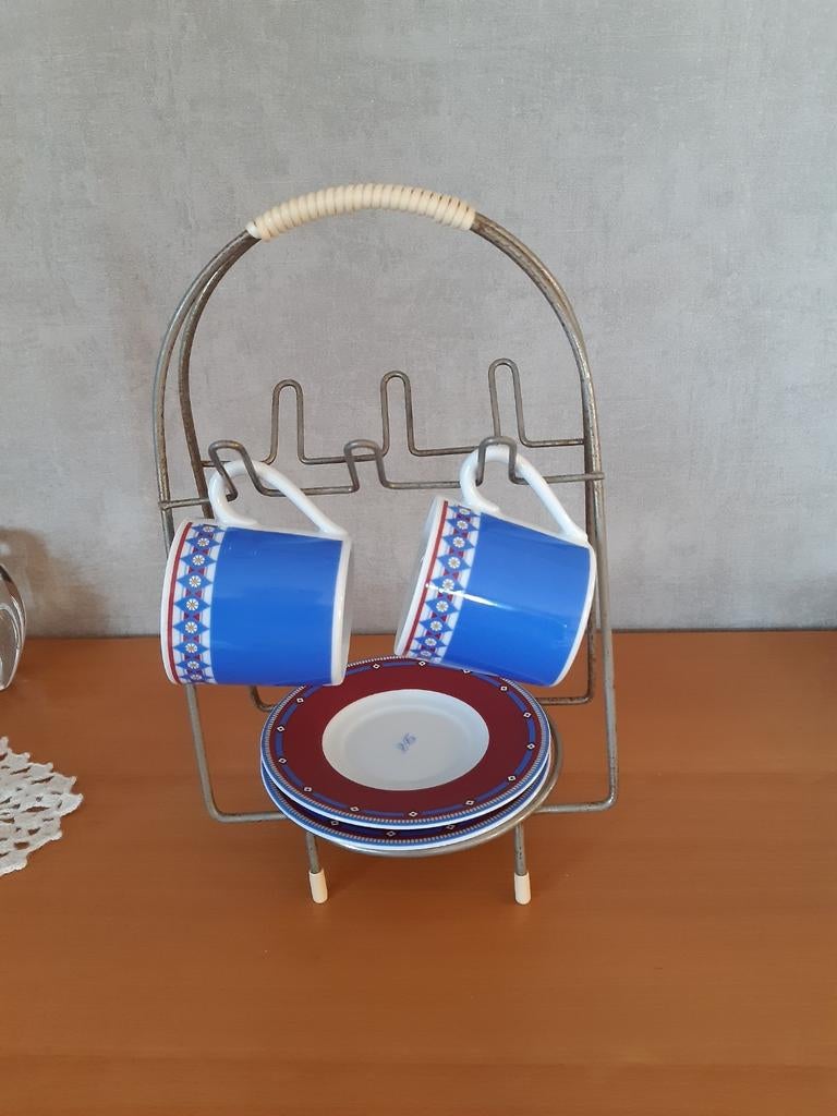 Kop en schotel rekje. ( 2 stuks ), Ophalen, Overige stijlen, Kop(pen) en/of Schotel(s)