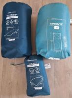 Zelfopblazende slaapmat, slaapzak en hoofdkussen, Ophalen, Zo goed als nieuw