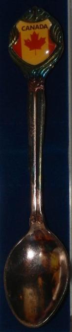 K4956 theelepeltje canada (gazelle silverplated steel), Ophalen of Verzenden, Zo goed als nieuw, Overige materialen