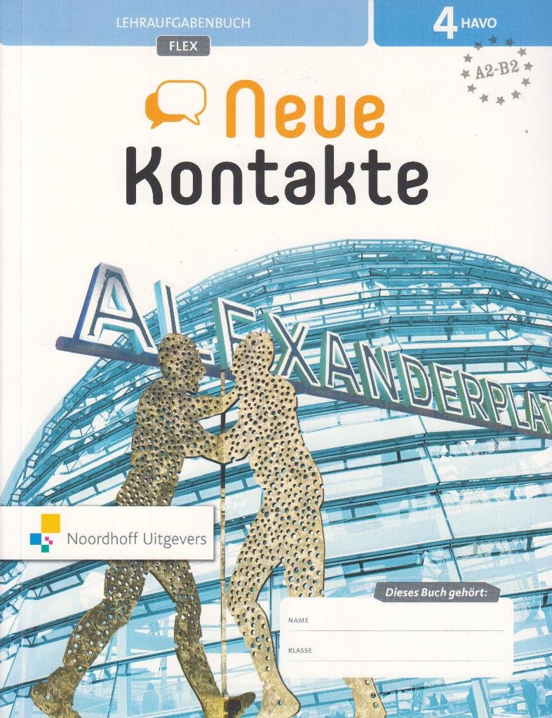 NEUE KONTAKTE 7e editie HAVO 4 FLEX boek Duits NIEUW exempl., Boeken, Schoolboeken, Noordhoff Uitgevers, Verzenden, Duits, HAVO