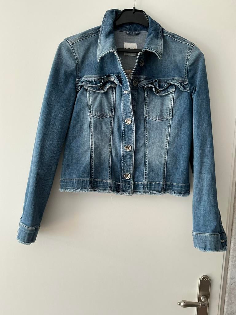Spijkerjasje dames, Taifun, maat 38, Ophalen of Verzenden, Zo goed als nieuw, Maat 38/40 (M), Blauw