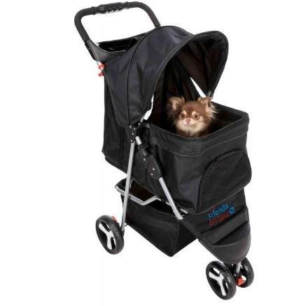 TRIXIE hondenbuggy zwart, Dieren en Toebehoren, Overige Dieren-accessoires, Zo goed als nieuw, Ophalen