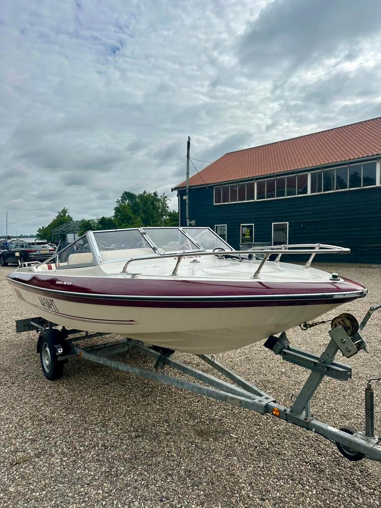 Fletcher Bravo 50PK speedboot met trailer, Gebruikt, Ophalen of Verzenden, Minder dan 70 pk, 3 tot 6 meter