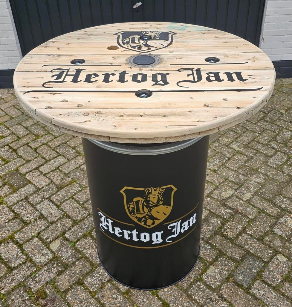 HERTOG JAN statafel/bartafel met groot houten blad, Verzamelen, Biermerken, Ophalen of Verzenden, Nieuw, Overige typen, Hertog Jan