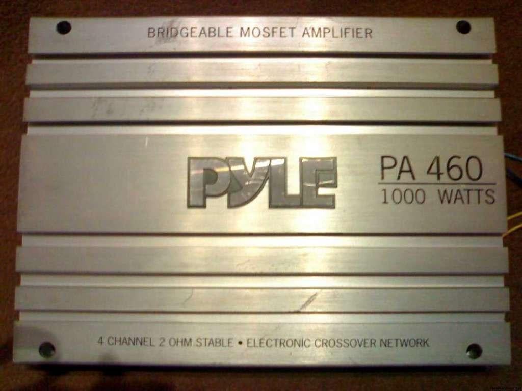 Pyle PA460 1000W 4 kanaal audio versterker Auto caravan boot, Auto diversen, Ophalen of Verzenden, Gebruikt