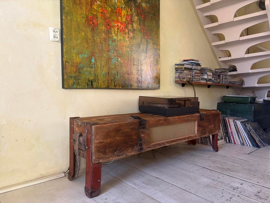 Speciaal Hifi en Tv meubel van Combitex, Huis en Inrichting, Ophalen, Zo goed als nieuw, Minder dan 10 m², Tapijt