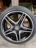 Originele AMG Velgen met Zomerbanden, 18 inch, Gebruikt, Banden en Velgen, Ophalen of Verzenden