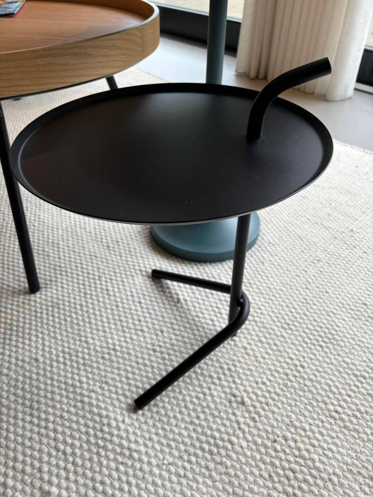 Klein tafeltje, Huis en Inrichting, 50 tot 100 cm, Rond, Ophalen of Verzenden, Zo goed als nieuw