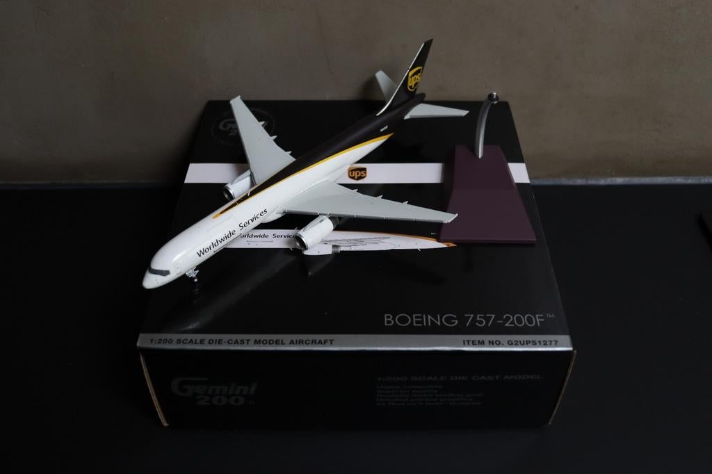 Gemini Jets Boeing 757-200F UPS 1/200, Ophalen of Verzenden, Nieuw, Schaalmodel
