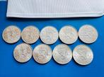 9 prachtige zilveren Juliana rijksdaalders, Postzegels en Munten, Munten | Nederland, Koningin Juliana, Setje, Zilver, Ophalen of Verzenden