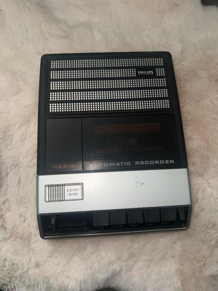 Philips N2218 Automatic Recorder Casetterecorder, Audio, Tv en Foto, Bandrecorders, Bandrecorder, Ophalen of Verzenden