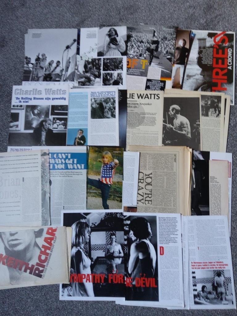 The Rolling Stones:  70 pagina's 3 euro, Ophalen of Verzenden, 1960 tot 1980, Zo goed als nieuw, Overige onderwerpen