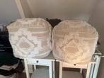 Footstools/Pouffes x2, Huis en Inrichting, Banken | Voetenbanken en Poefen, Ophalen, Zo goed als nieuw, Rechthoekig, Minder dan 50 cm
