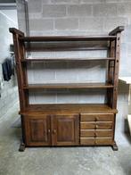 Leuke kaaskast, boekenkast, TV-meubel, massief eiken, 150cm, Ophalen, Gebruikt, Klassiek, Eikenhout