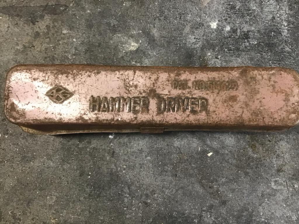 Drijf hamer met bits, Ophalen of Verzenden, Gebruikt
