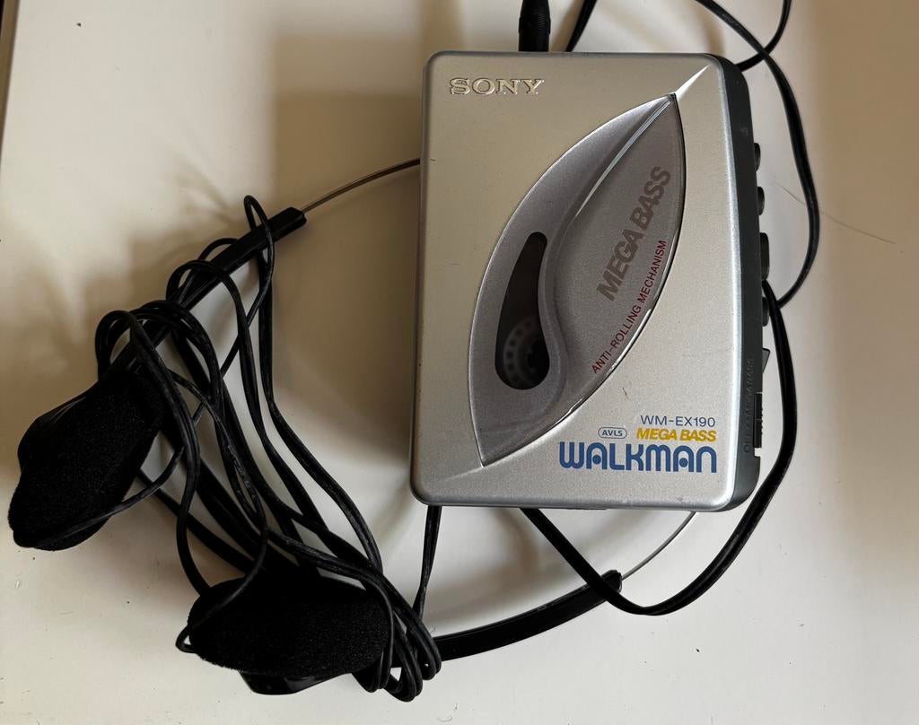 Sony Walkman WM-EX190 met Mega Bass en Anti-Rolling, Walkman, Sony, Ophalen of Verzenden, Sony