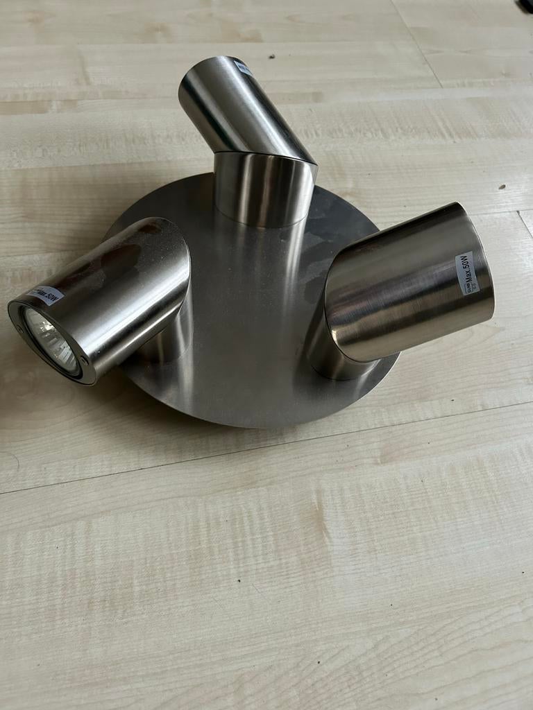 Plafondlamp LED spots - Zo goed als nieuw, draaibaar, Huis en Inrichting, Lampen | Spots, Metaal of Aluminium, Ophalen of Verzenden