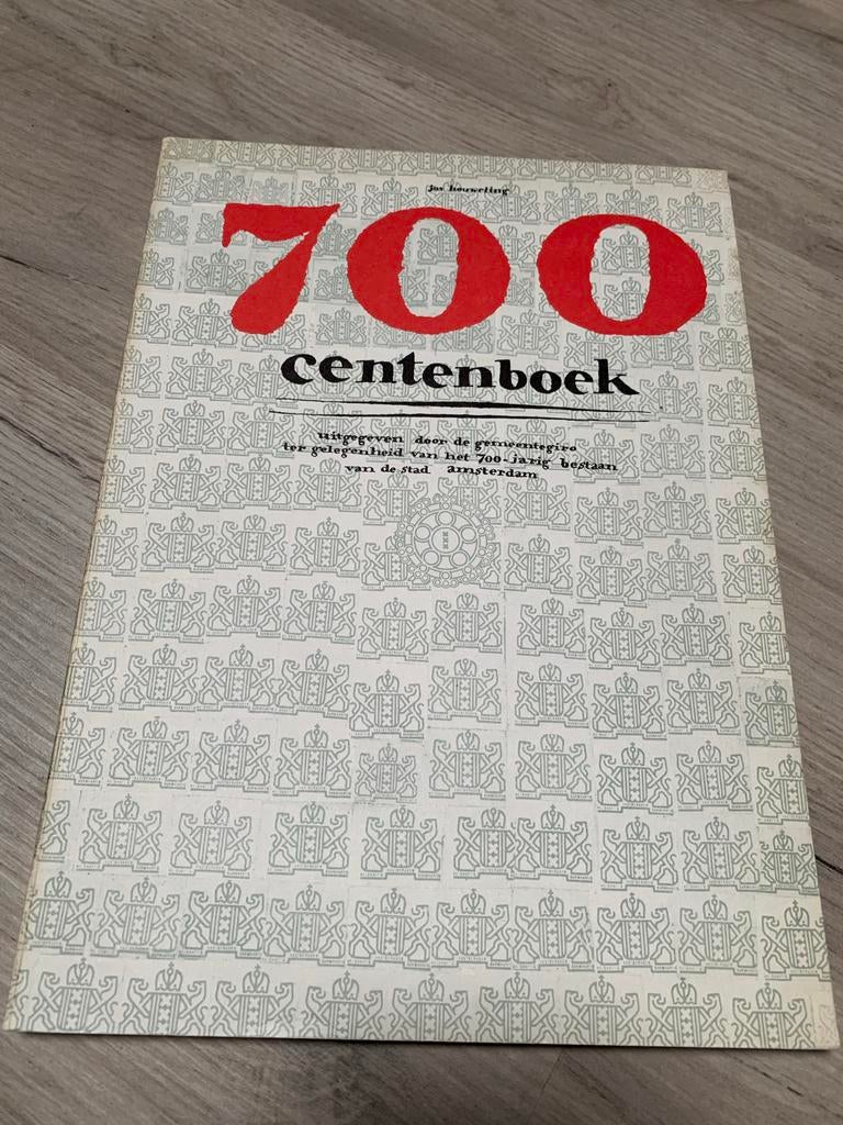 700 Centenboek Historisch Amsterdams binnenstad - Houweling, Boeken, Geschiedenis | Stad en Regio, Ophalen of Verzenden, 20e eeuw of later