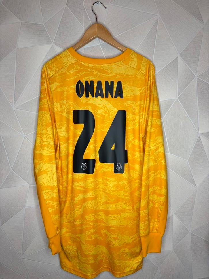 Ajax keepershirt 2019/2020 Onana, Sport en Fitness, Voetbal, Zo goed als nieuw, Shirt, Maat XL, Ophalen of Verzenden