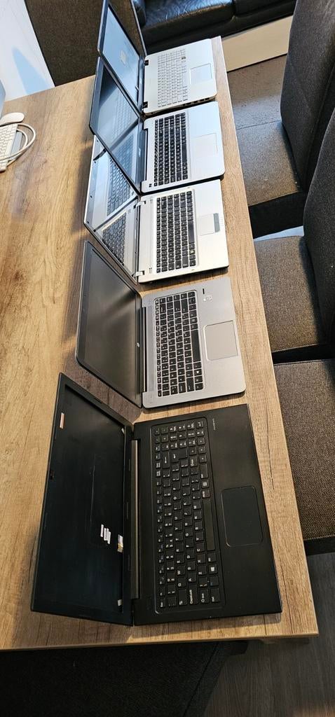 Laptops:HP Elitebook. AsusN551J.AsusR556L.Samsung.Medion, Ophalen, Qwerty, 256 GB of meer, 4 GB of minder