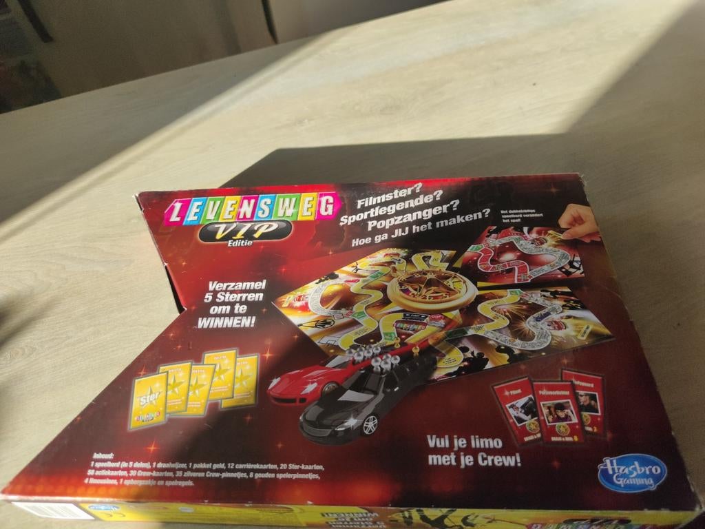 Levensweg VIP Editie Bordspel - Word een Superster!, 1027 Newport Ave, Pawtucket, RI 02861, USA, Ophalen of Verzenden, Zo goed als nieuw