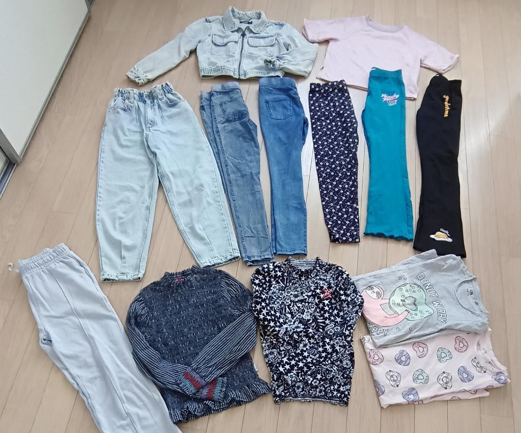 Meisje pakket 152, Kinderen en Baby's, Kinderkleding | Maat 152, Ophalen of Verzenden, Zo goed als nieuw, Meisje, Broek