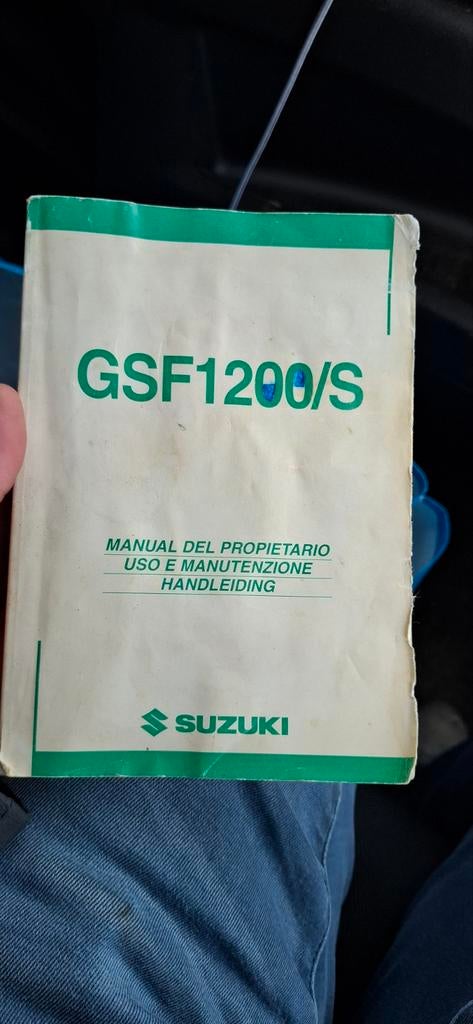 Suzuki bandit gsf1200 instructieboekje handleiding gsf 1200, Ophalen of Verzenden, Suzuki