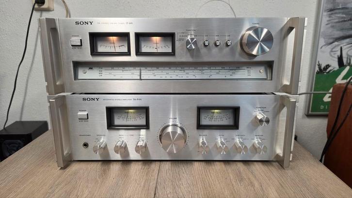 Sony TA-F4A + ST-A4L vintage audio set VU meters, Audio, Tv en Foto, Stereo-sets, Gebruikt, Tuner of Radio, Sony, Losse componenten