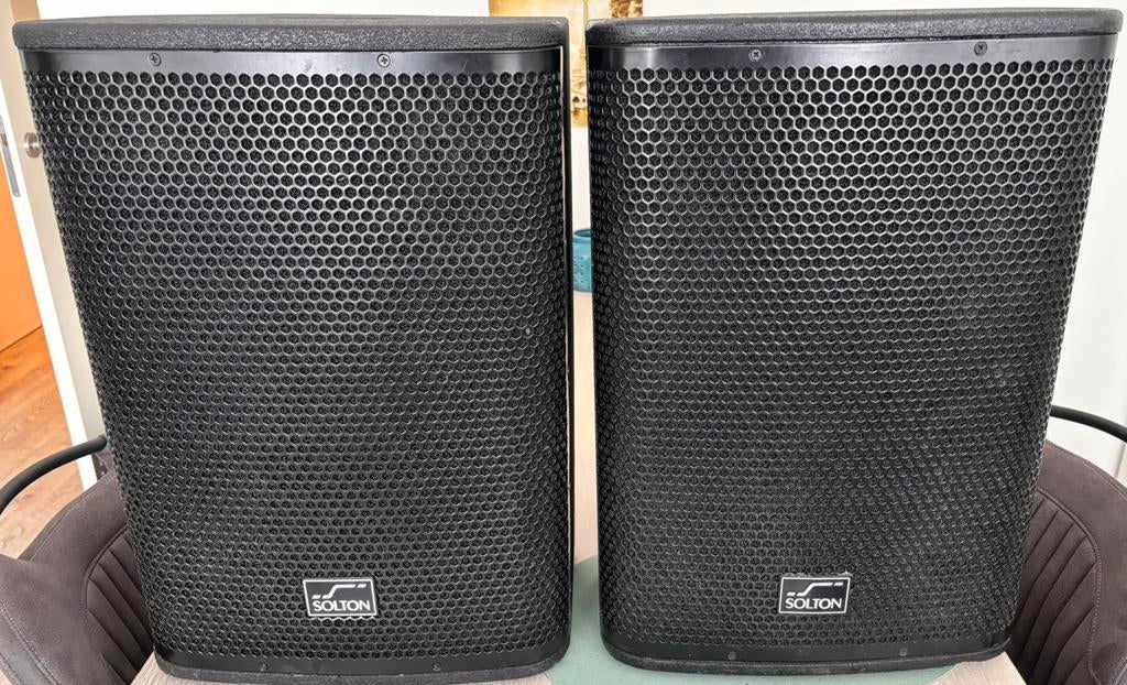 Solton MF300AL actieve speakers 2 stuks, Ophalen, Zo goed als nieuw