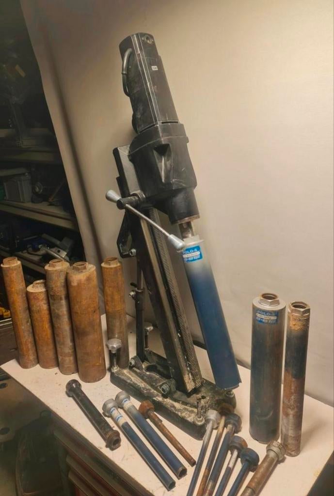 Karat diamantboormachine set met statief
Incl diamantboren, Ophalen of Verzenden, N.v.t, N.v.t, N.v.t