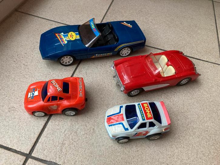 Set van 4 wagens ( speelgoed auto's ), Kinderen en Baby's, Speelgoed | Speelgoedvoertuigen, Ophalen of Verzenden