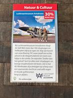 30% korting Luchtvaartmuseum Aviodrome €2,25 incl verzenden, Drie personen of meer, Kortingskaart