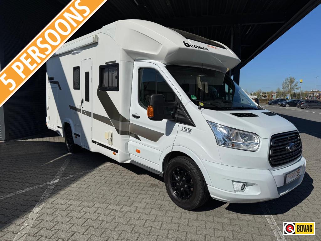 Benimar Cocoon 442 met 5 gordels, Luifel, Bedrijf, L-zit, Half-integraal