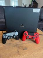Playstation 4 Pro 1 TB, Ophalen of Verzenden, Zo goed als nieuw, Met 2 controllers, Pro