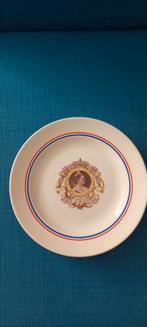 Koningin Wilhelmina jubileum bord, Petrus Regout, 1938, Ophalen of Verzenden, Gebruikt