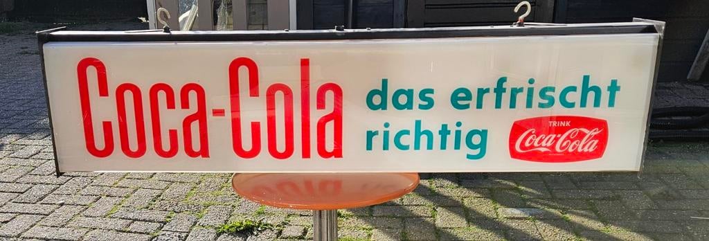 Coca-Cola lichtbak reclame. Jaren 60., Verzamelen, Ophalen