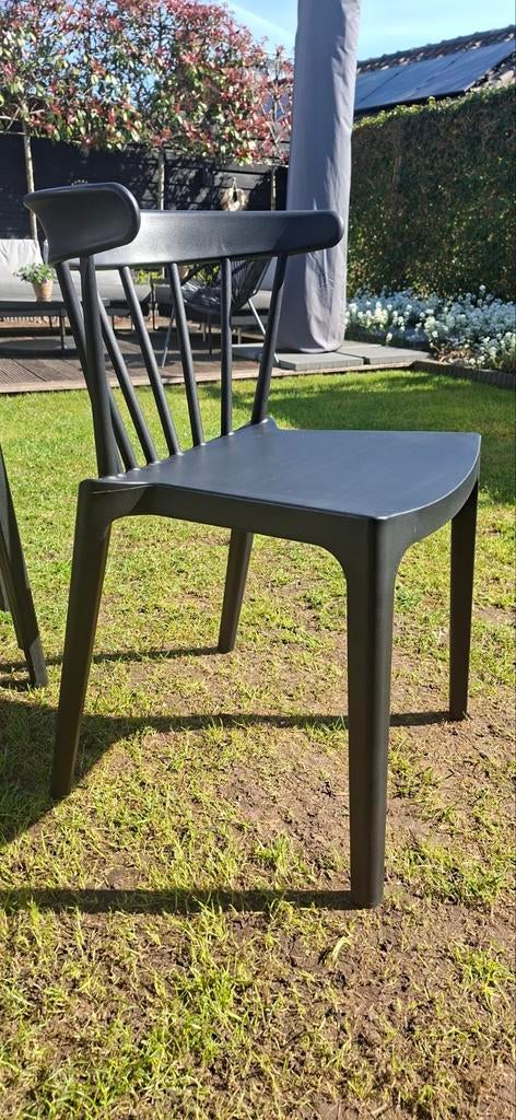 8 Tuinstoelen, Tuin en Terras, Tuinstoelen, Ophalen of Verzenden, Gebruikt, Kunststof, Stapelbaar