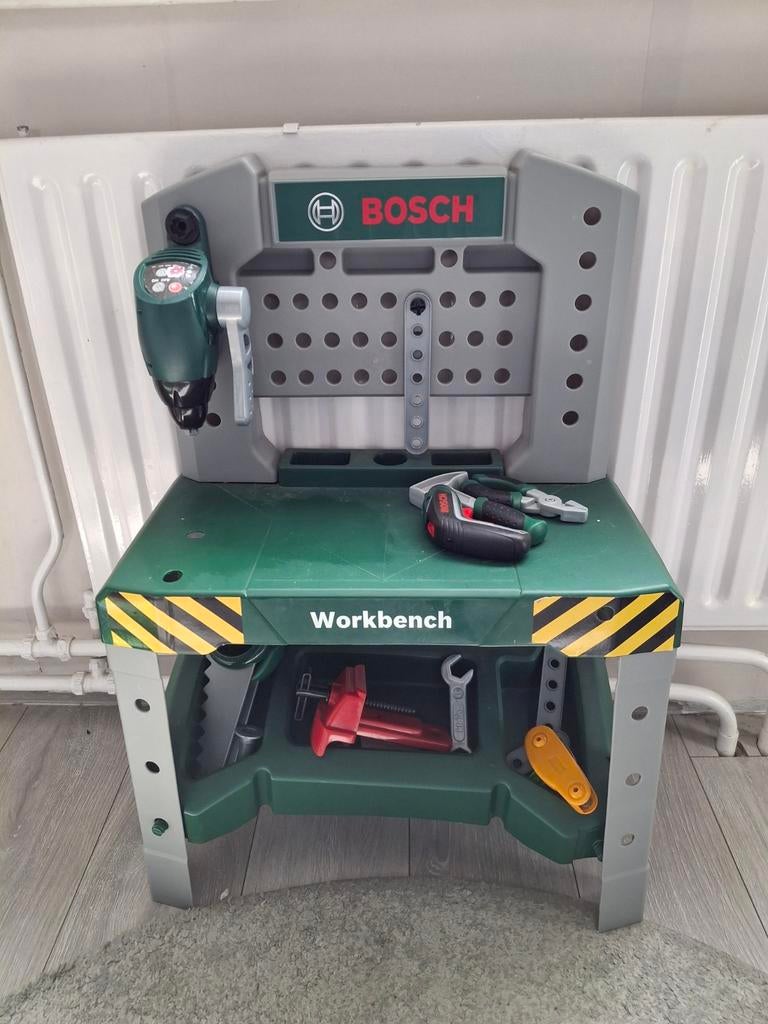 Bosch kinder werkbank met gereedschap, Ophalen