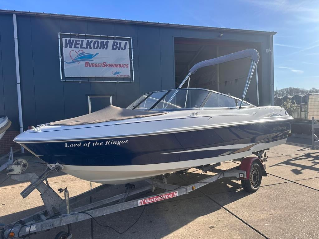 Speedboot( Monterey) compleet met motor en trailer, Gebruikt, Binnenboordmotor, 120 tot 200 pk, Ophalen of Verzenden