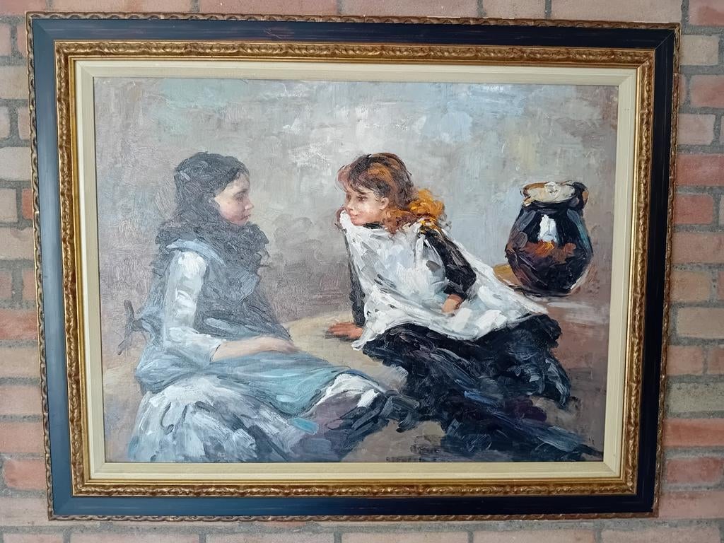 Kunstschilderij Hendrik Breitner, Ophalen of Verzenden