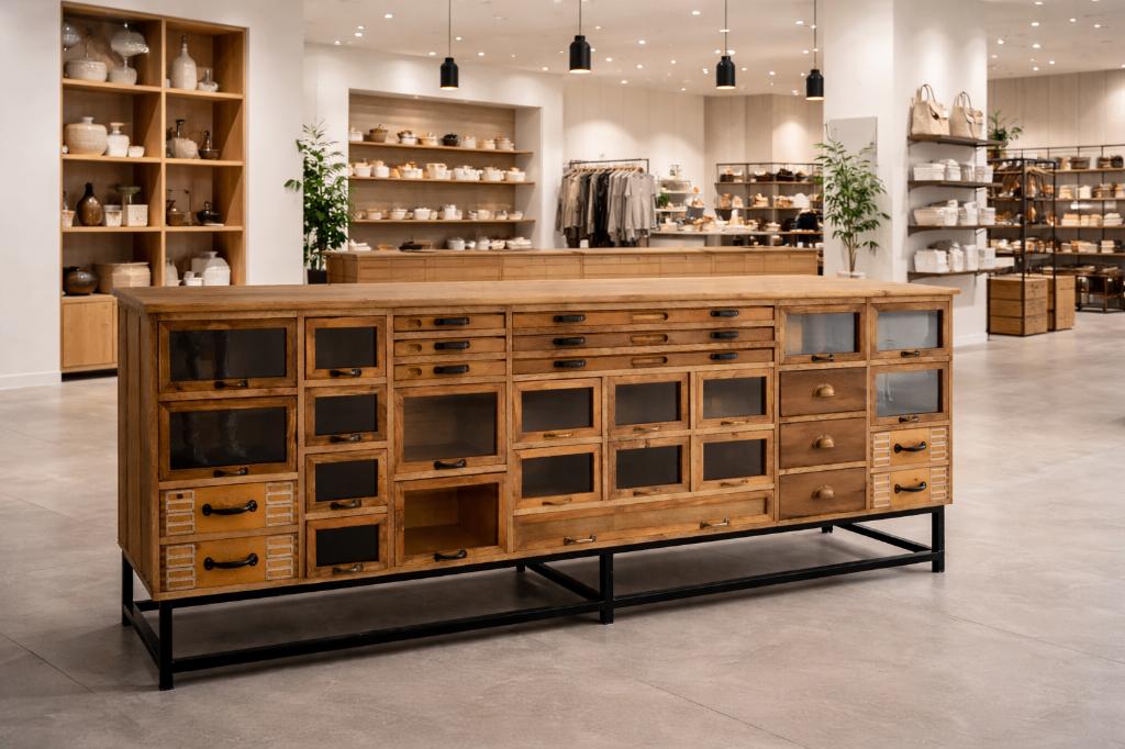 vintage toonbank afgeprijsd van 3950 euro voor 2200 euro, Ophalen