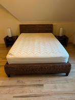 Bed 140 cm, Huis en Inrichting, Slaapkamer | Bedden, Ophalen of Verzenden, Tweepersoons, Hout, 140 cm