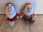 Disney knuffels van dwergen Grumpy en Happy van sneeuwwitje, Ophalen of Verzenden, Zo goed als nieuw, Overige typen
