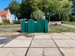 Luiken, Raamluiken dennen groen 12 stuks, Ophalen, Gebruikt