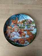 Teddy Bear Picnic Bord - Franklin Mint, Ophalen, Zo goed als nieuw, Porselein, Bord of Schaal