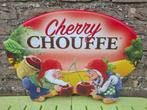 nieuw reclamebord Cherry Chouffe, Ophalen of Verzenden, Nieuw, Reclamebord, Plaat of Schild, Overige merken